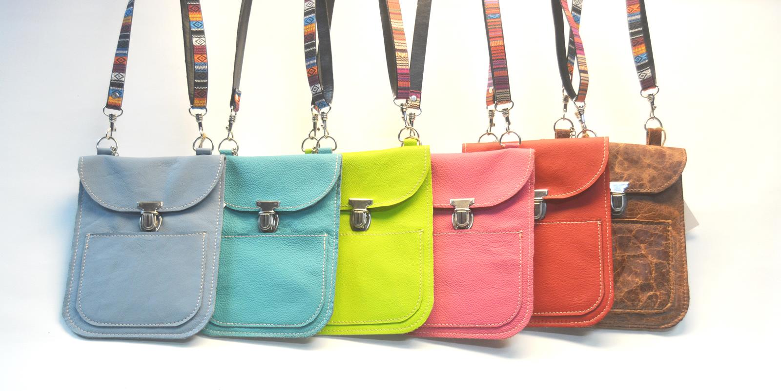 Handytasche Mini-Tasche Leder-Tasche Echtleder Ronja - Die